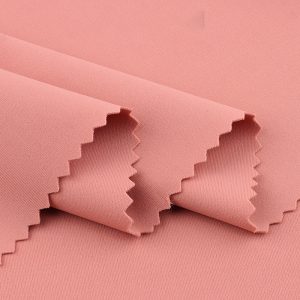 Peach Finished Polyester Spandex Interlock Knitted fabrics for Tight Pants