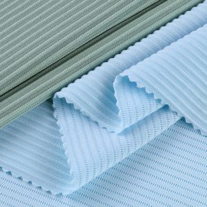 Ottoman Polyester Spandex Knitted Fabrics